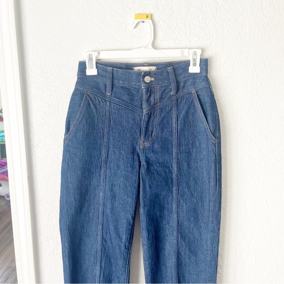 Madewell Jeans Women's 24 The Perfect Vintage Straight Jean Greenhaven Seamed - Picture 2 of 8